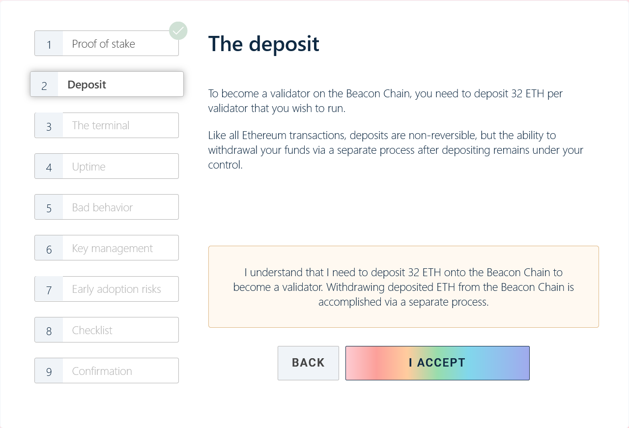 Deposit process explained - EthStaker Knowledge Base